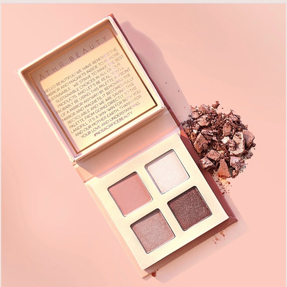 ATHR BEAUTY ROSE QUARTZ CRYSTAL QUAD Eyeshadow Infinity Star Dust Rose Quartz